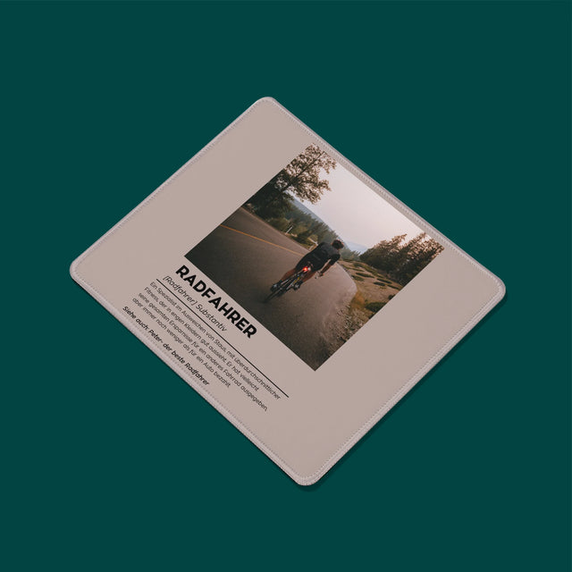 Foto Und Unterschrift: Definition Eines Radfahrers - Mauspad