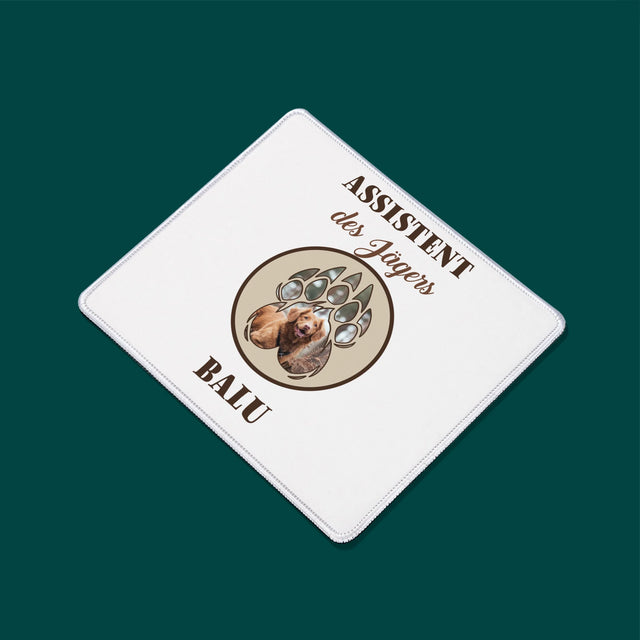 Form-Collage: Assistent Des Jägers - Mauspad