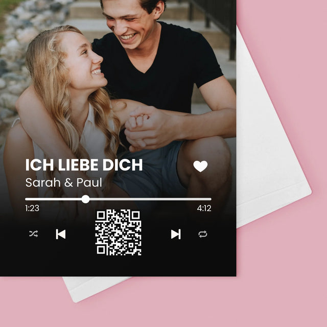 Foto Und Unterschrift: Euer Lied-Qr-Code - Glückwunschkarte