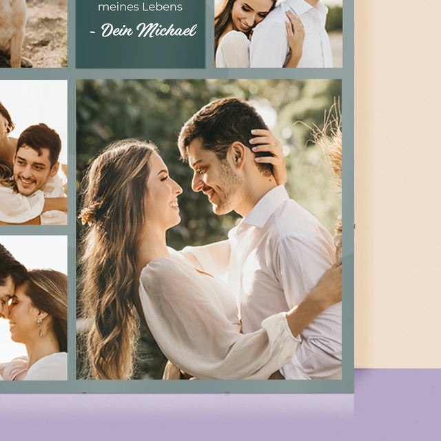 Fotocollage: Liebe Collage - Poster