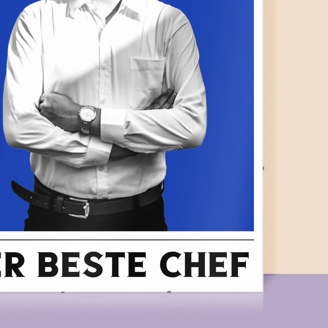 Foto Und Unterschrift: Bester Chef - Poster