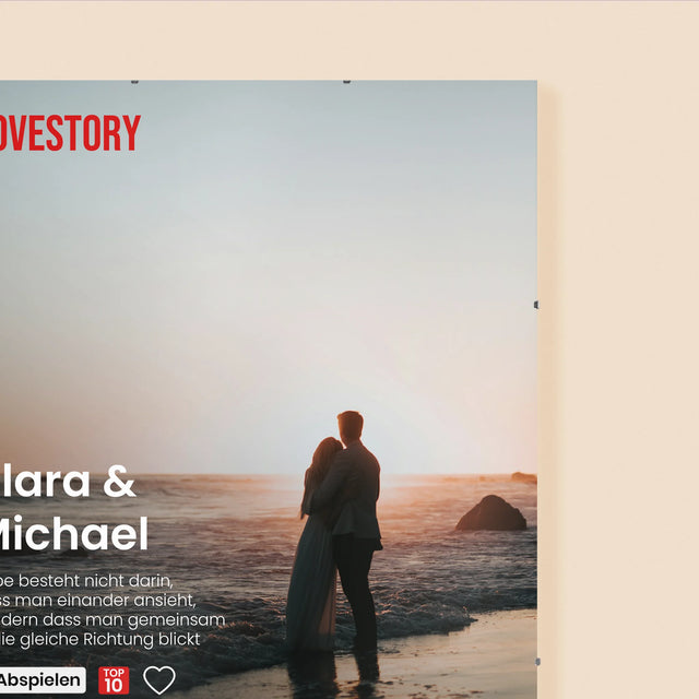 Fotocollage: Love Story - Poster