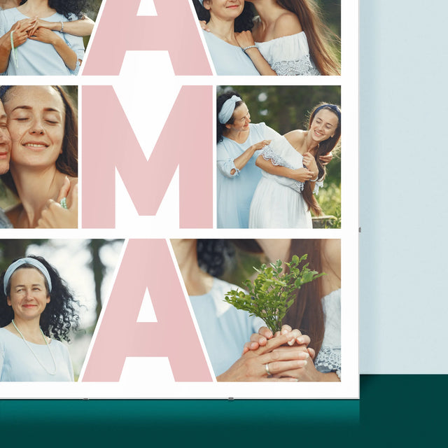 Fotocollage: Mama Collage - Poster