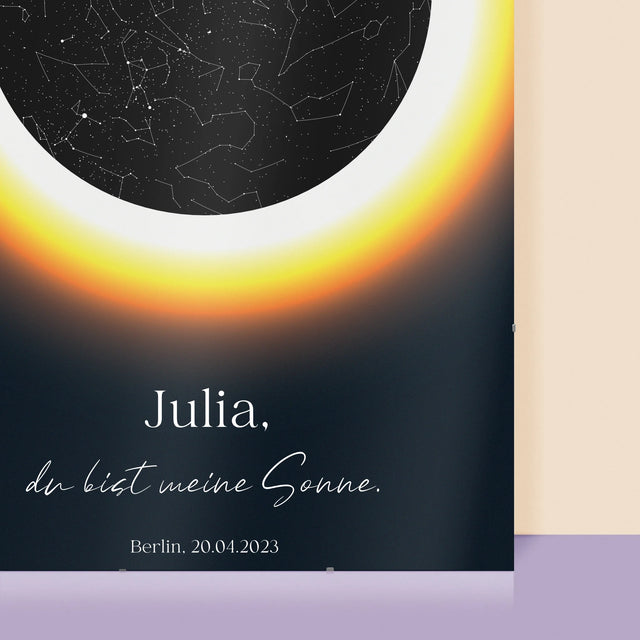 Sternkarte: Sternkarte: Du Bist Meine Sonne - Poster