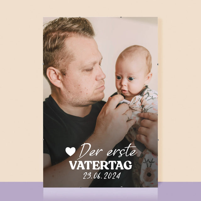Foto Und Unterschrift: Erster Vatertag - Poster