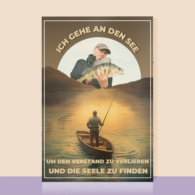 Foto Und Unterschrift: Ich Gehe An Den See - Poster