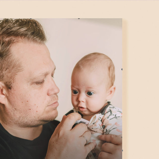 Foto Und Unterschrift: Erster Vatertag - Poster