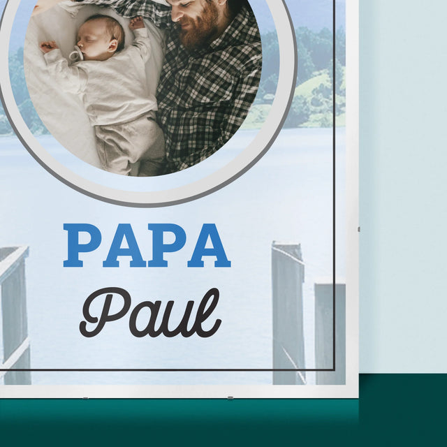 Foto Und Unterschrift: Bester Angel-Vater - Poster