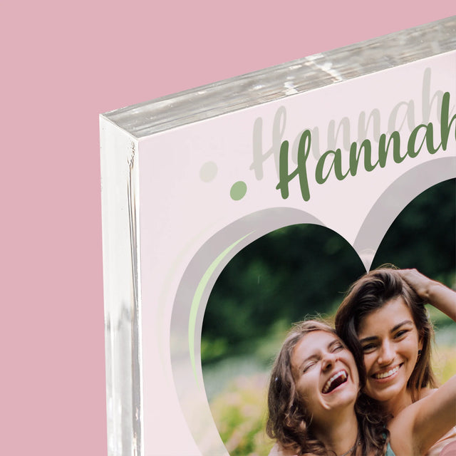 Foto Und Unterschrift: Willst Du Mein Trauzeugin Werden?  - Acrylblock