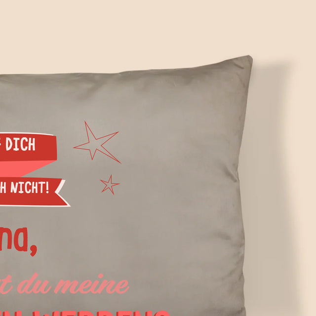 Name Und Unterschrift: Ohne Dich Gehe Ich Nicht - Kissen
