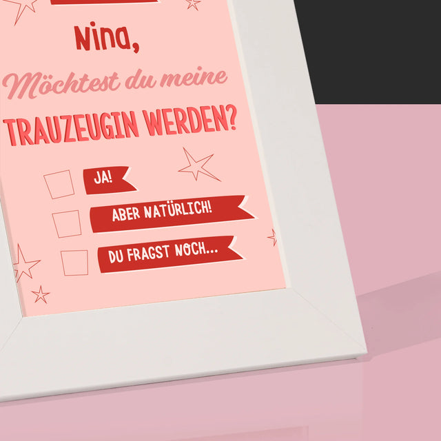 Name Und Unterschrift: Ohne Dich Gehe Ich Nicht - Bilderrahmen