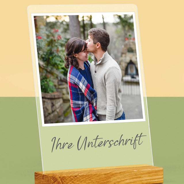 Foto Und Unterschrift: Foto Und Unterschrift - Druck Auf Acrylglas