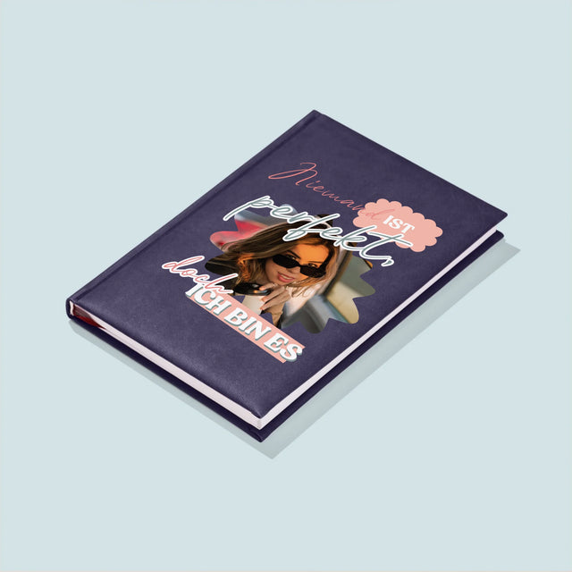 Foto Und Unterschrift: Niemand Ist Perfekt - Notizbuch