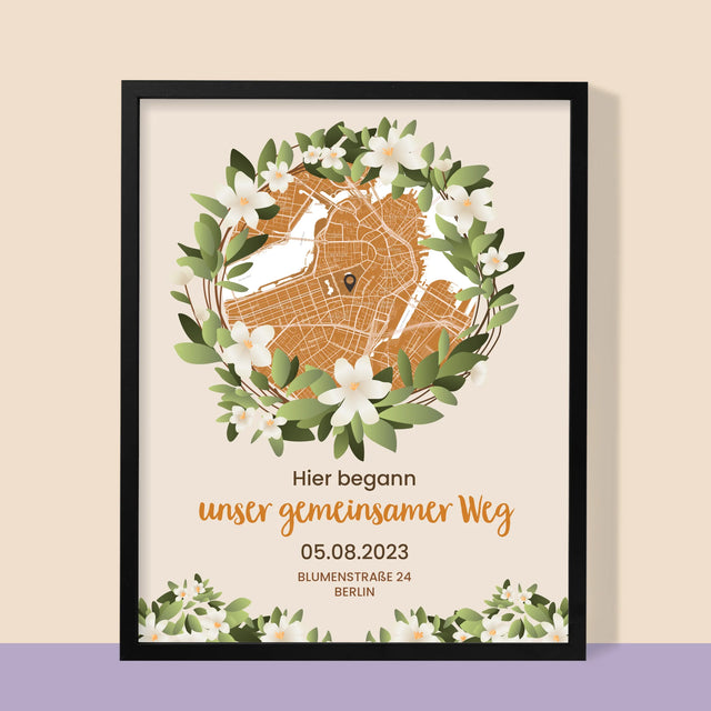 Ihr Standort: Ihr Standort: Gemeinsamer Weg - Druck Mit Rahmen 30X40