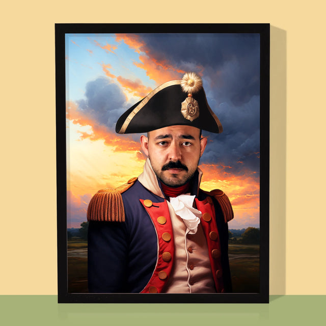 Königsporträt: General - Druck Mit Rahmen 30X40