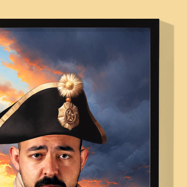 Königsporträt: General - Druck Mit Rahmen 30X40