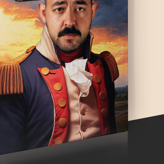 Königsporträt: General - Druck Mit Rahmen 30X40