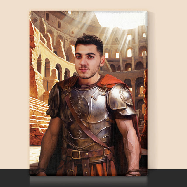 Königsporträt: Gladiator - Druck Mit Rahmen 30X40