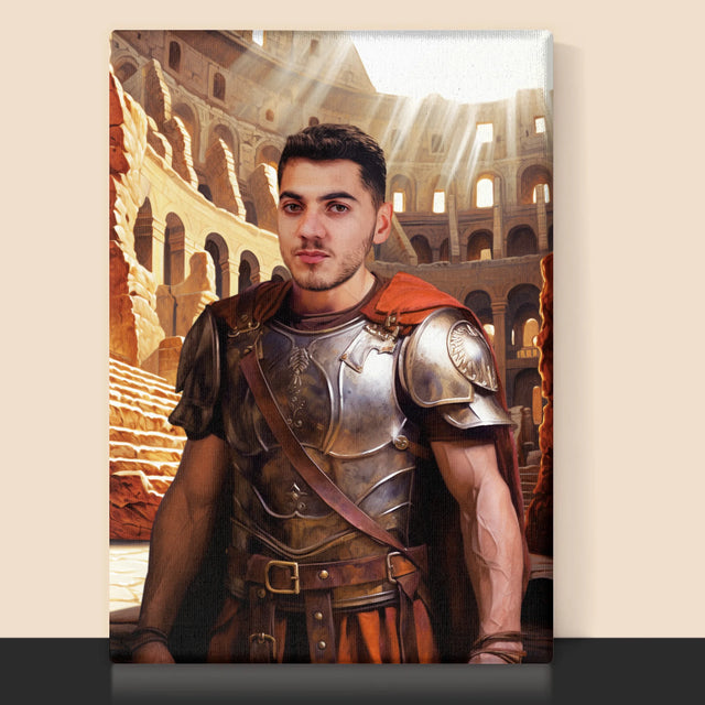 Königsporträt: Gladiator - Druck Mit Rahmen 30X40
