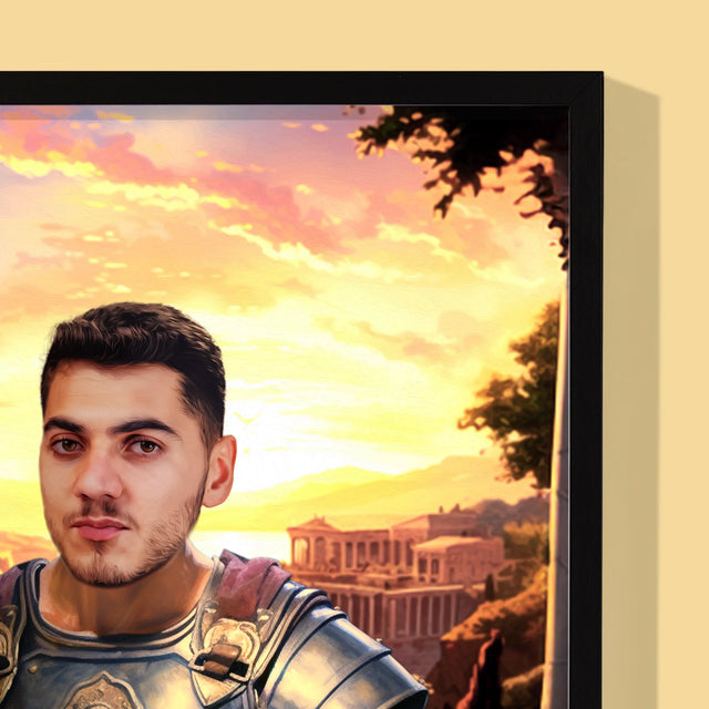 Königsporträt: Römer - Druck Mit Rahmen 30X40