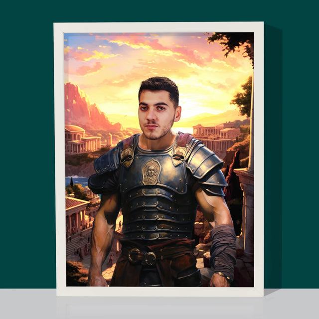 Königsporträt: Römer - Druck Mit Rahmen 30X40