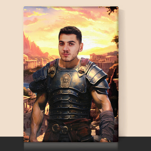 Königsporträt: Römer - Druck Mit Rahmen 30X40