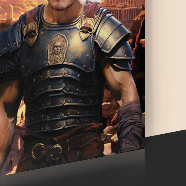 Königsporträt: Römer - Druck Mit Rahmen 30X40