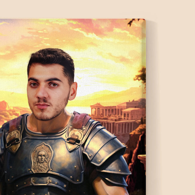 Königsporträt: Römer - Druck Mit Rahmen 30X40