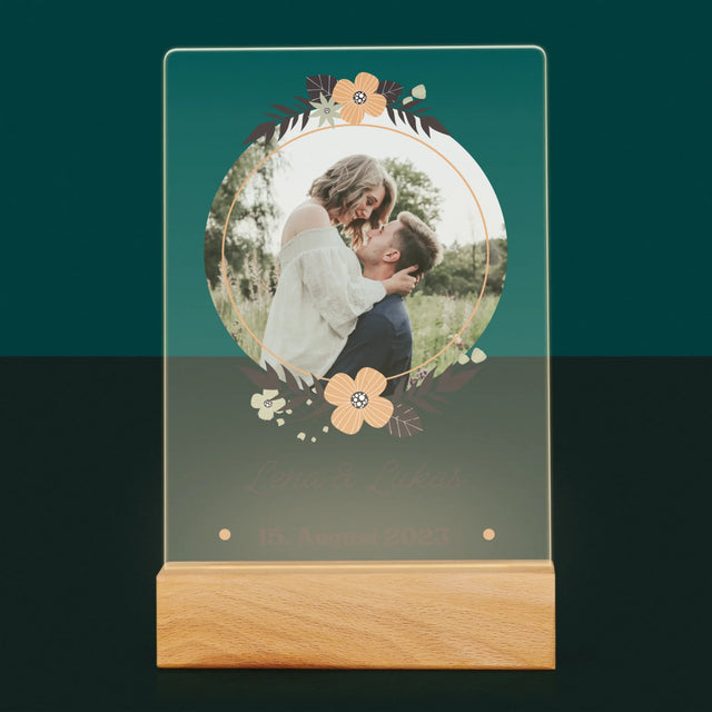 Foto Und Unterschrift: Verliebte - Druck Auf Acrylglas