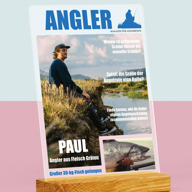 Magazin-Cover: Angler - Druck Auf Acrylglas