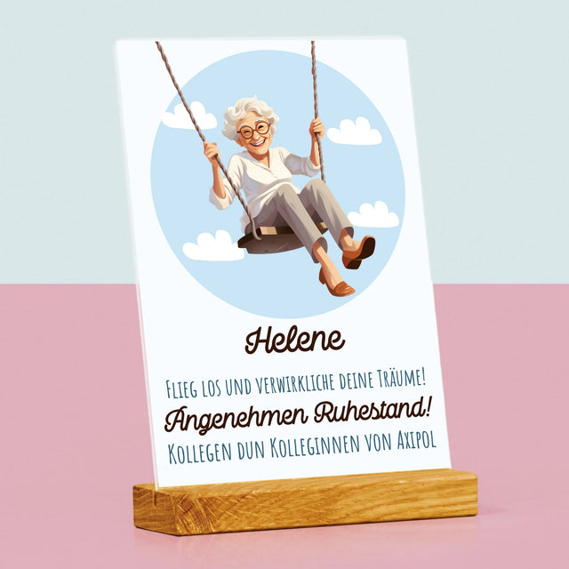 Name Und Unterschrift: Erfülle Deine Träume - Druck Auf Acrylglas