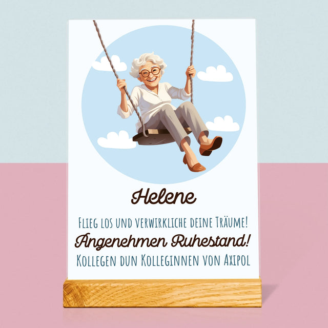 Name Und Unterschrift: Erfülle Deine Träume - Druck Auf Acrylglas