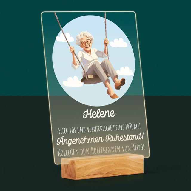 Name Und Unterschrift: Erfülle Deine Träume - Druck Auf Acrylglas