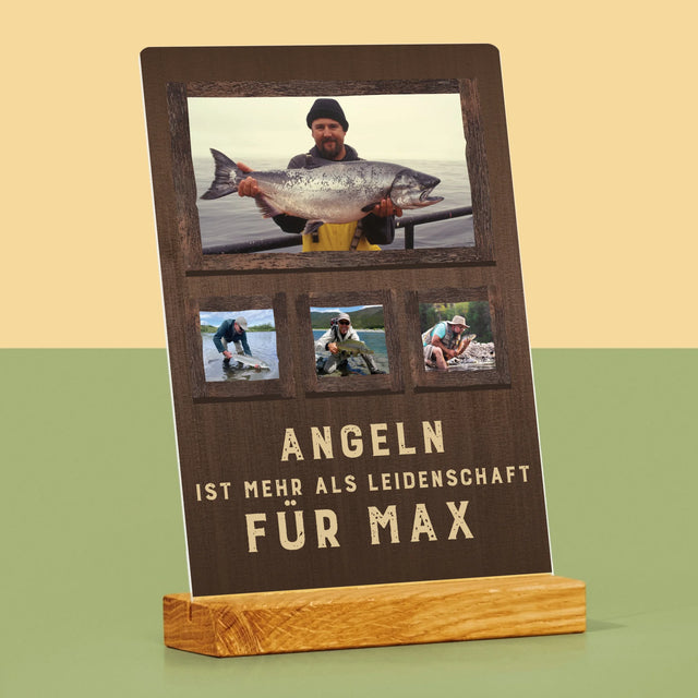 Fotocollage: Angeln - Druck Auf Acrylglas