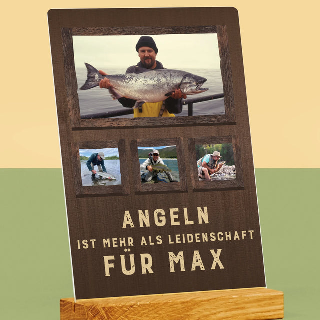 Fotocollage: Angeln - Druck Auf Acrylglas