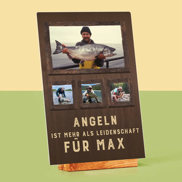 Fotocollage: Angeln - Druck Auf Acrylglas