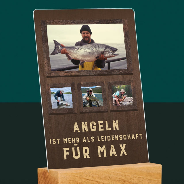 Fotocollage: Angeln - Druck Auf Acrylglas