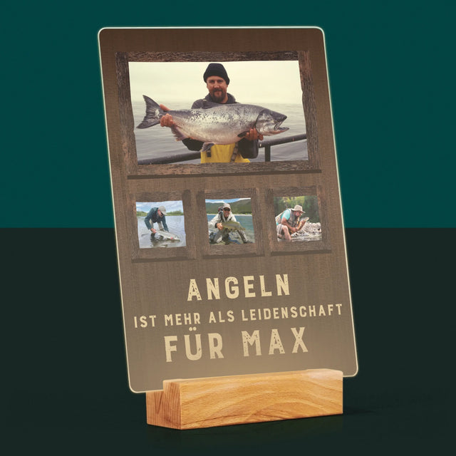 Fotocollage: Angeln - Druck Auf Acrylglas