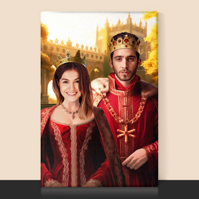 Königsporträt: Königin - Druck Mit Rahmen 30X40