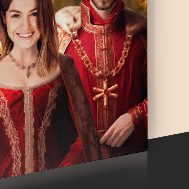 Königsporträt: Königin - Druck Mit Rahmen 30X40