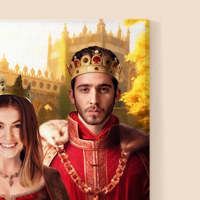 Königsporträt: Königin - Druck Mit Rahmen 30X40