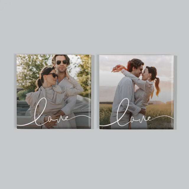 Foto: Love Aufschrift - Magneten-Set
