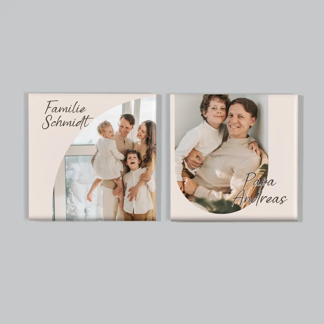 Foto Und Unterschrift: Familienfotos - Magneten-Set