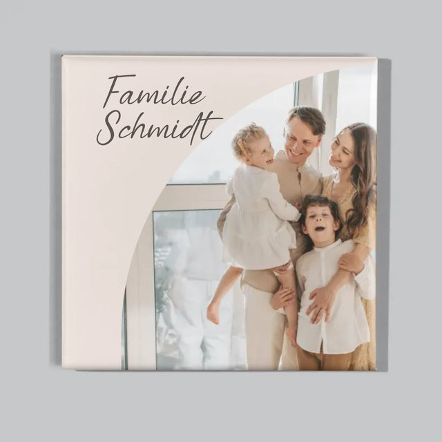 Foto Und Unterschrift: Familienfotos - Magneten-Set