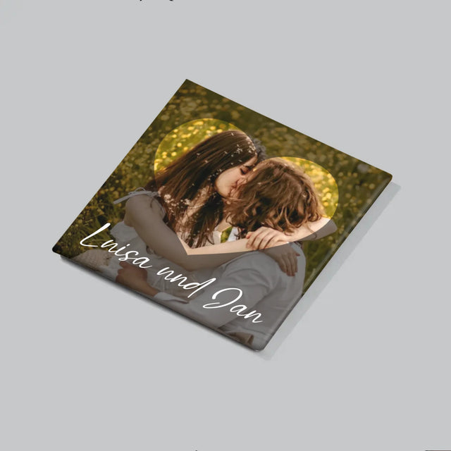 Foto Und Unterschrift: Verliebte Herz - Magneten-Set