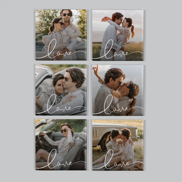 Foto: Love Aufschrift - Magneten-Set