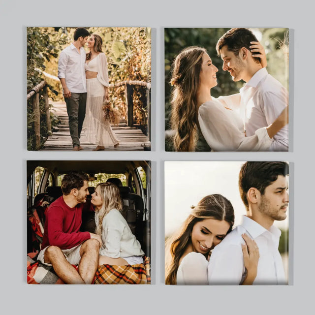 Foto Und Unterschrift: Ihr Foto - Magneten-Set