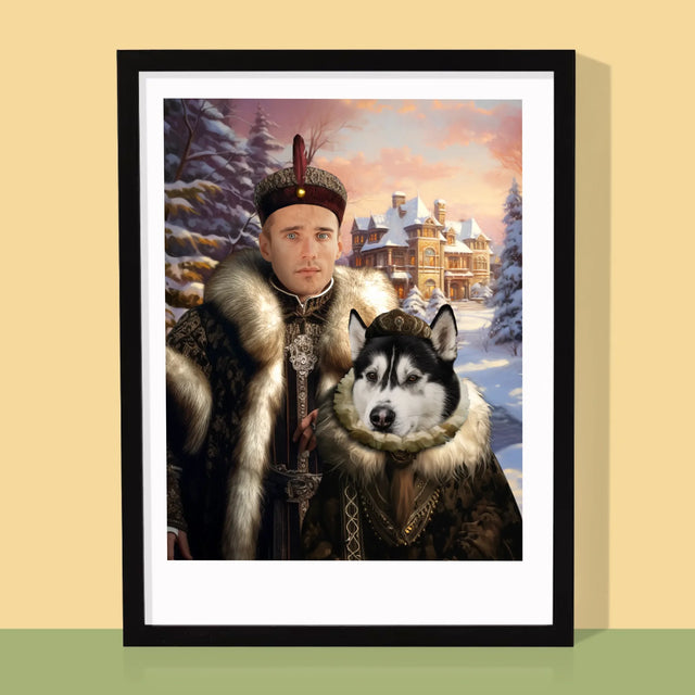 Königsporträt: Aristokratie - Druck Mit Rahmen 30X40