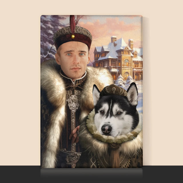 Königsporträt: Aristokratie - Druck Mit Rahmen 30X40