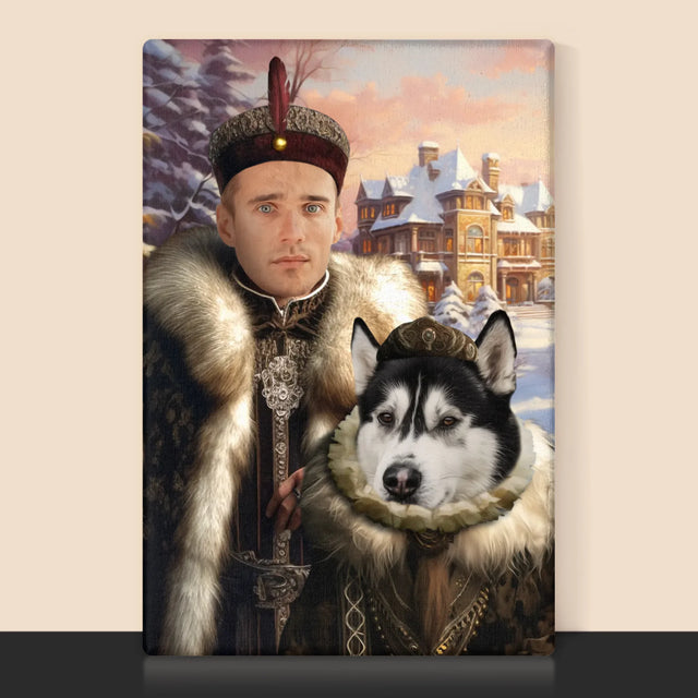 Königsporträt: Aristokratie - Druck Mit Rahmen 30X40